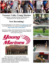 Treasure Valley Young Marines Orientation