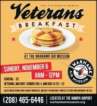 15th Annual Veterans Breakfast