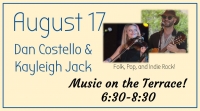 Music on the Terrace- Dan Costello and Kayleigh Jack