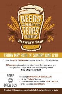 Beers to benefit The TEARS Foundation