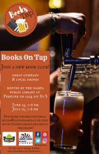 Books on Tap Book Club at Prefunk Beer Bar- Nampa Books on Tap Book Club at Prefunk Beer Bar- Nampa