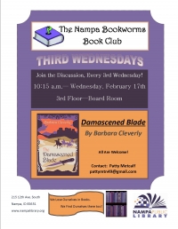 Nampa Bookworms Book Club - "The Damascened Blade" 