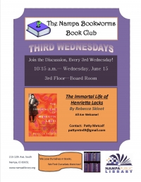 Nampa Bookworms Book Club