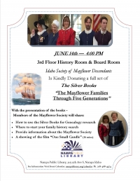 Genealogy Tools with the Mayflower Society