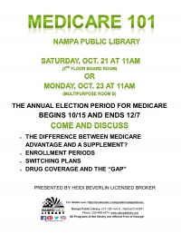 Medicare 101 Medicare 101
