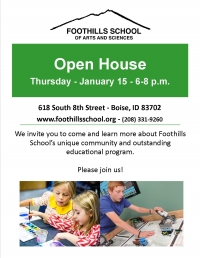 Foothills School of Arts and Sciences - Open House