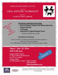 Oral History Workshop