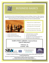 Business Basics Workshop 