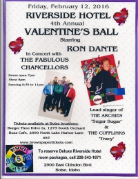 Chancellors' Valentine's Ball starring Ron Dante
