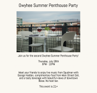 Owyhee Summer Penthouse Party