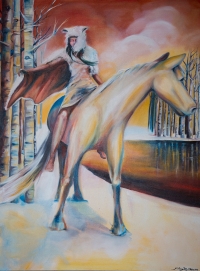 "American Spirit" paintings by Kelsey Dzintars "American Spirit" paintings by Kelsey Dzintars
