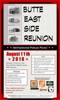 Butte East Side Reunion Butte East Side Reunion