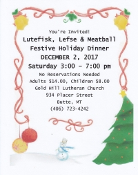 Gold Hill's Annual Holiday Dinner Gold Hill's Annual Holiday Dinner