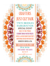 4th Annual - Crafters Just-Cuz' Fair 4th Annual - Crafters Just-Cuz' Fair
