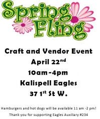 Spring Fling Craft and Vendor Event Spring Fling Craft and Vendor Event