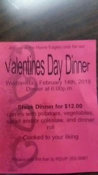 Valentine's Dinner Valentine's Dinner