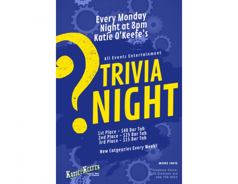 Image for Trivia at Katie O'Keefe's event