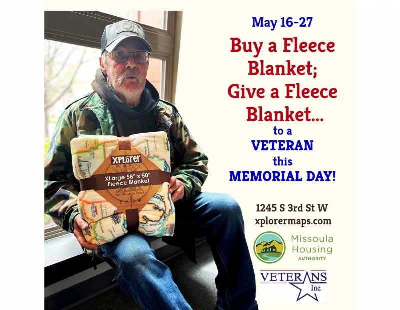 Image for Buy a Blanket, Give a Blanket to a Veteran event