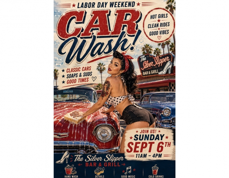 Image for Bikini Car Wash & Classic Car Show event