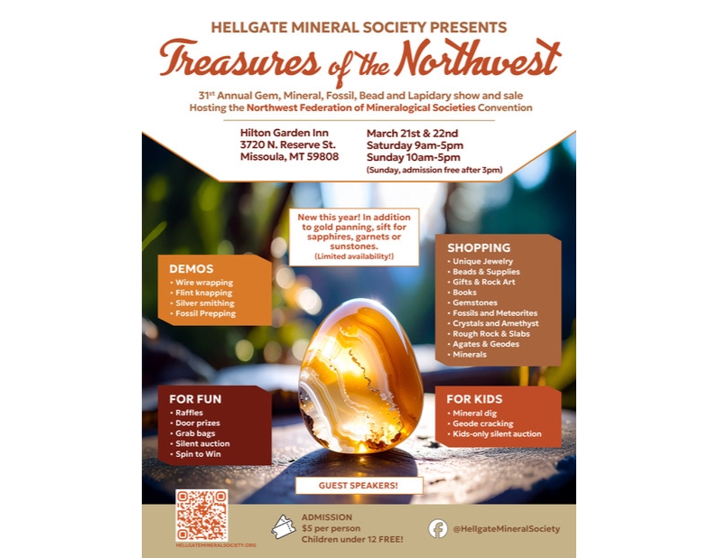 Image for Hellgate Mineral Society's 31st annual gem show. event