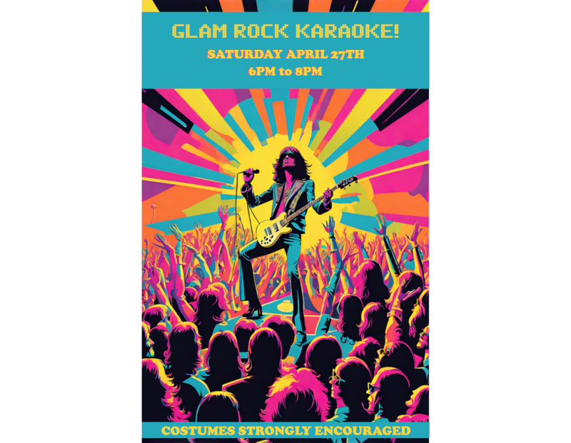 Image for Glam Rock Karaoke event