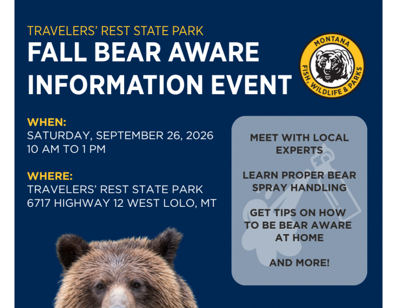 Image for Fall Bear Aware Information Event event