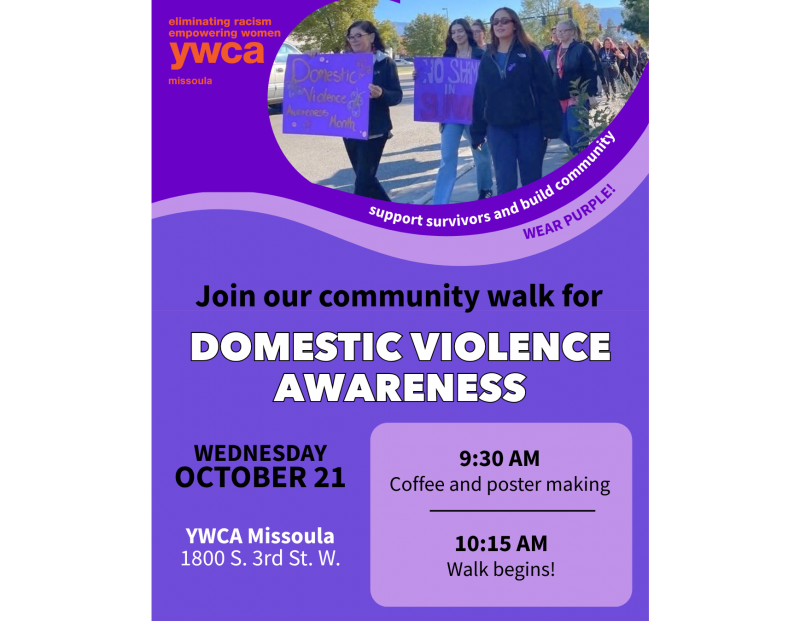 Image for Domestic Violence Awareness Community Walk event