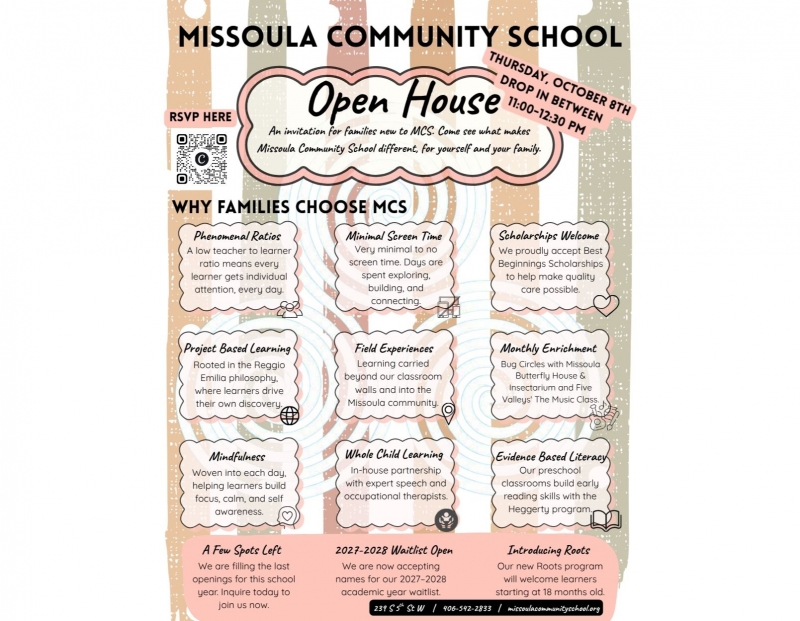 Image for Missoula Community School Open House event