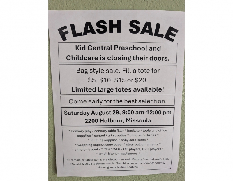 Image for Preschool Closing Fire Sale event