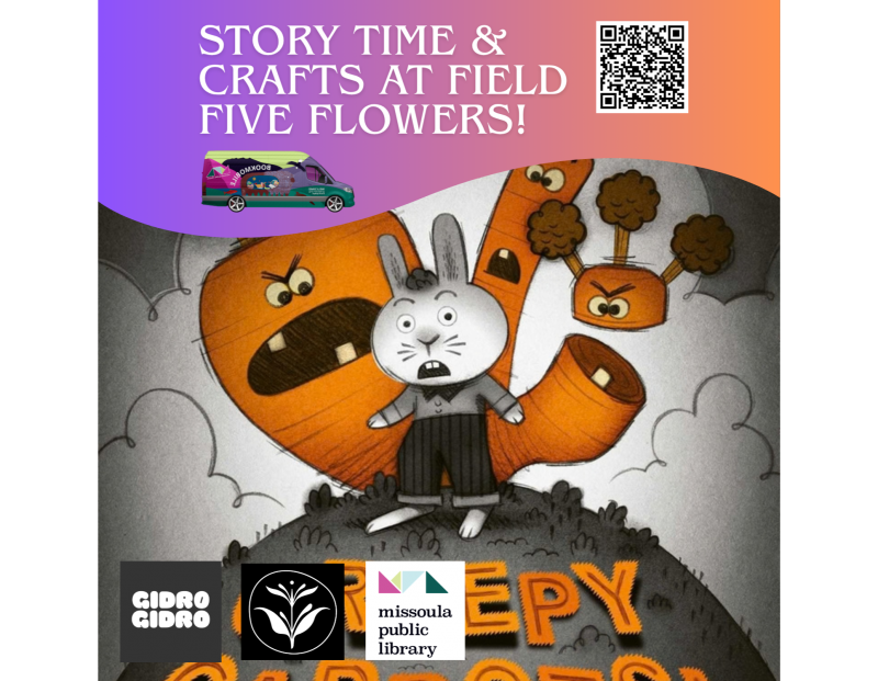 Image for Story Time at Field Five Flowers with MPL event