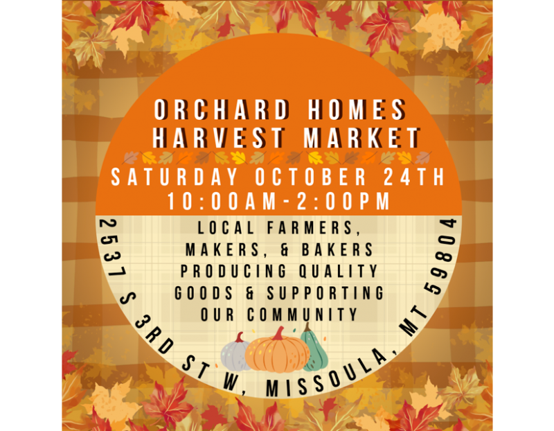 Image for Orchard Homes Harvest Market event