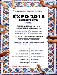 West End Quilters - Expo 2018 Courtepointes Quilts West End Quilters - Expo 2018 Courtepointes Quilts