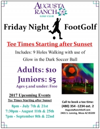 Friday Night Footgolf Friday Night Footgolf