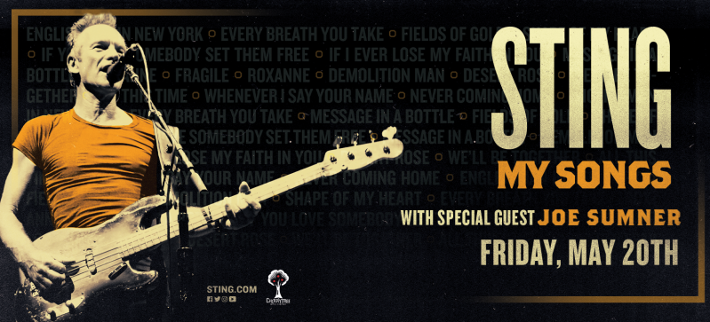 Tour | STING : MY SONGS