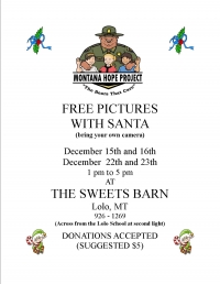 Santa at The Sweets Barn Santa at The Sweets Barn