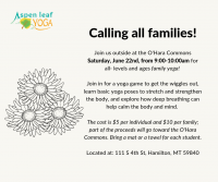 Family Yoga at O'Hara Commons Family Yoga at O'Hara Commons