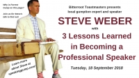 3 Lessons Learned in Becoming a Professional Speaker 3 Lessons Learned in Becoming a Professional Speaker