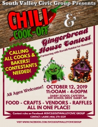Chili Cook-Off & Gingerbread House Contest Chili Cook-Off & Gingerbread House Contest