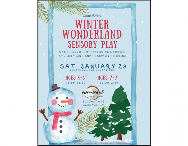 Winter Wonderland Kids Sensory Play Group (Ages 7-9)