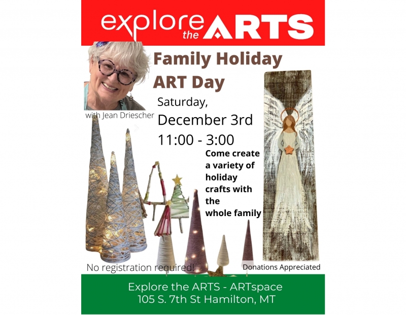 Explore the Arts Family Holiday Art Day