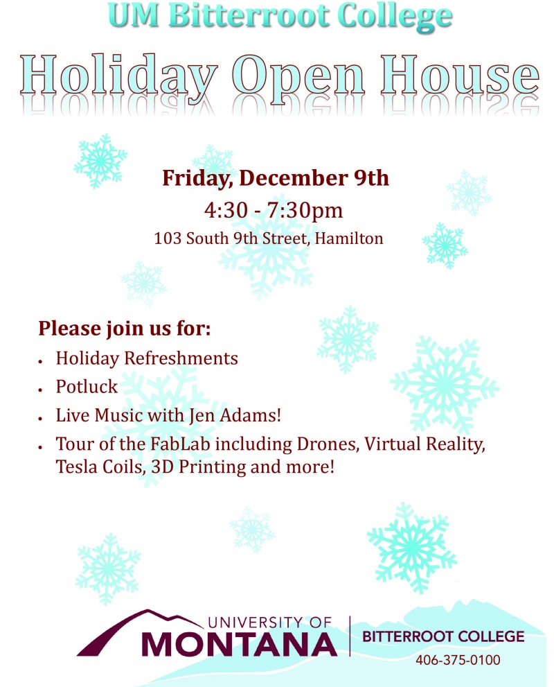 UM - Bitterroot College Holiday Open House