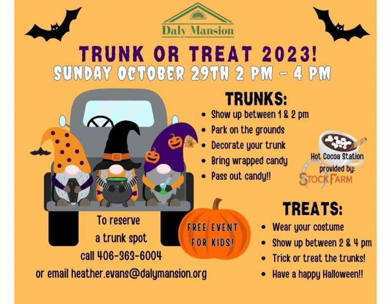 Trunk or Treat at the Daly Mansion