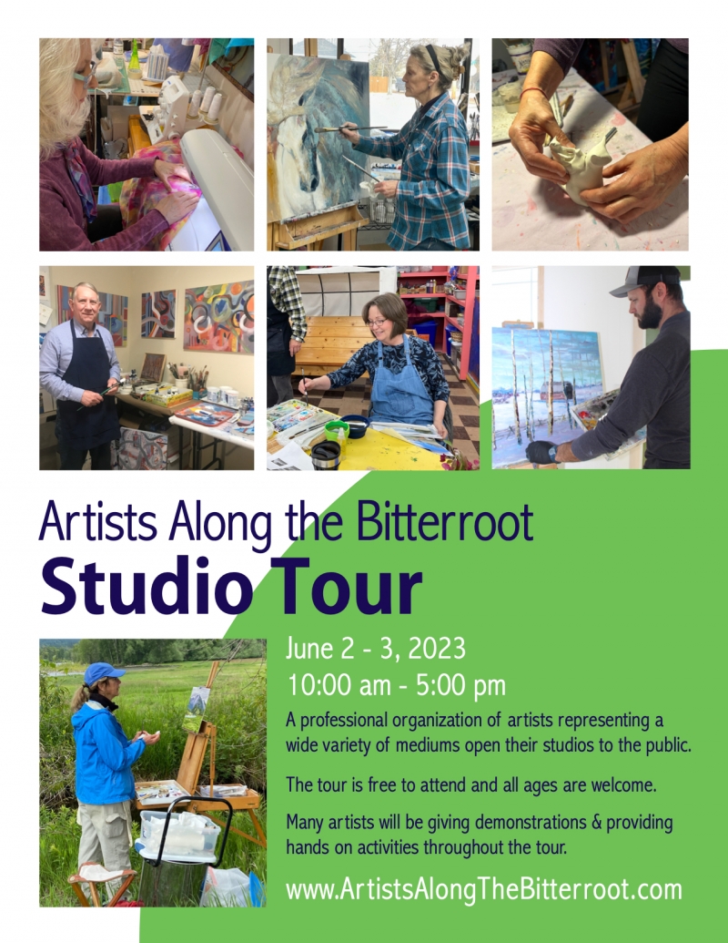Artists Along the Bitterroot Studio Tour June 2-3 2023