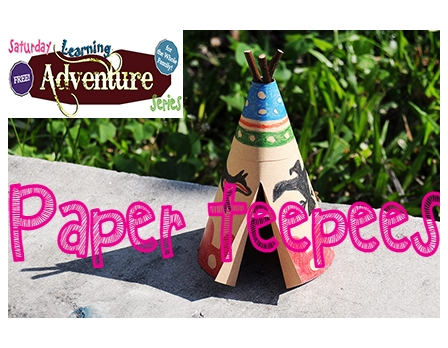 Free Family Activity: Paper Teepees