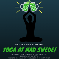 Yoga at Mad Swede! Yoga at Mad Swede!
