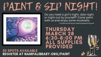 Adult Paint and Sip Night! Adult Paint and Sip Night!