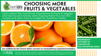 Eat Smart Idaho: Choosing More Fruits and Vegetables Eat Smart Idaho: Choosing More Fruits and Vegetables