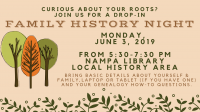 Family History Night (Open Research session) Family History Night (Open Research session)