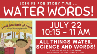 Water Words Storytime Water Words Storytime