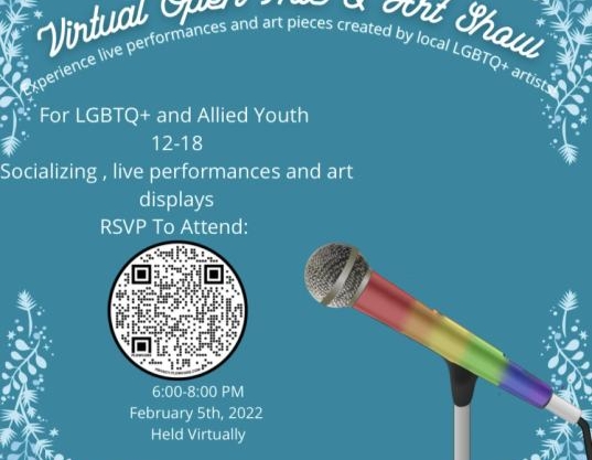 True Colors LGBTQ  Open Mic & Art Show